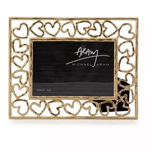Michael Aram Gold Heart Picture Frame 4x6